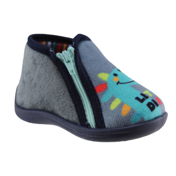 Zak Shoes Παιδικές Παντόφλες 42/132 Γκρί