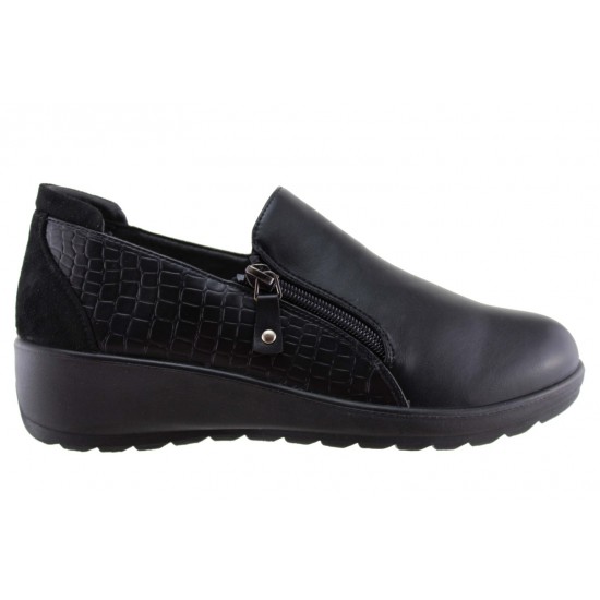 Zak Shoes Γυναικεία Casual SD76032 Μαύρο