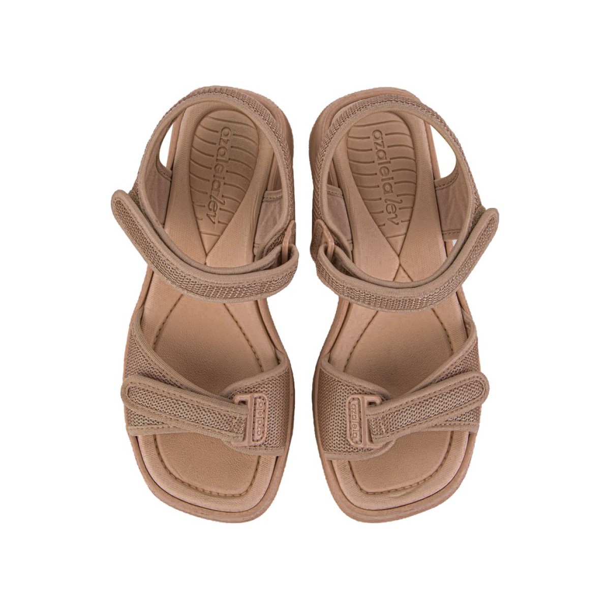 azaleia Γυναικεία Πέδιλα Flatforms 780-26250 Nude
