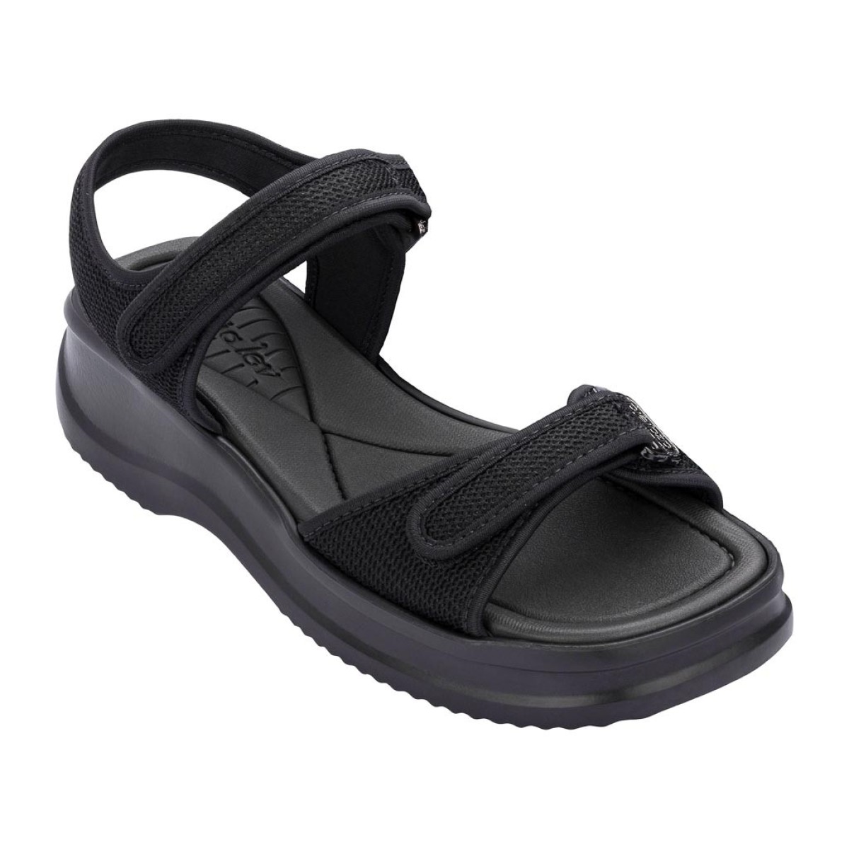 azaleia Γυναικεία Πέδιλα Flatforms 780-26250 Μαύρο
