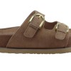 nammo's Γυναικεία Σανδάλια Δέρμα FC25190 Πούρο Nubuck